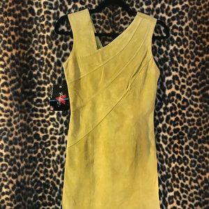 90’s suede mini dress